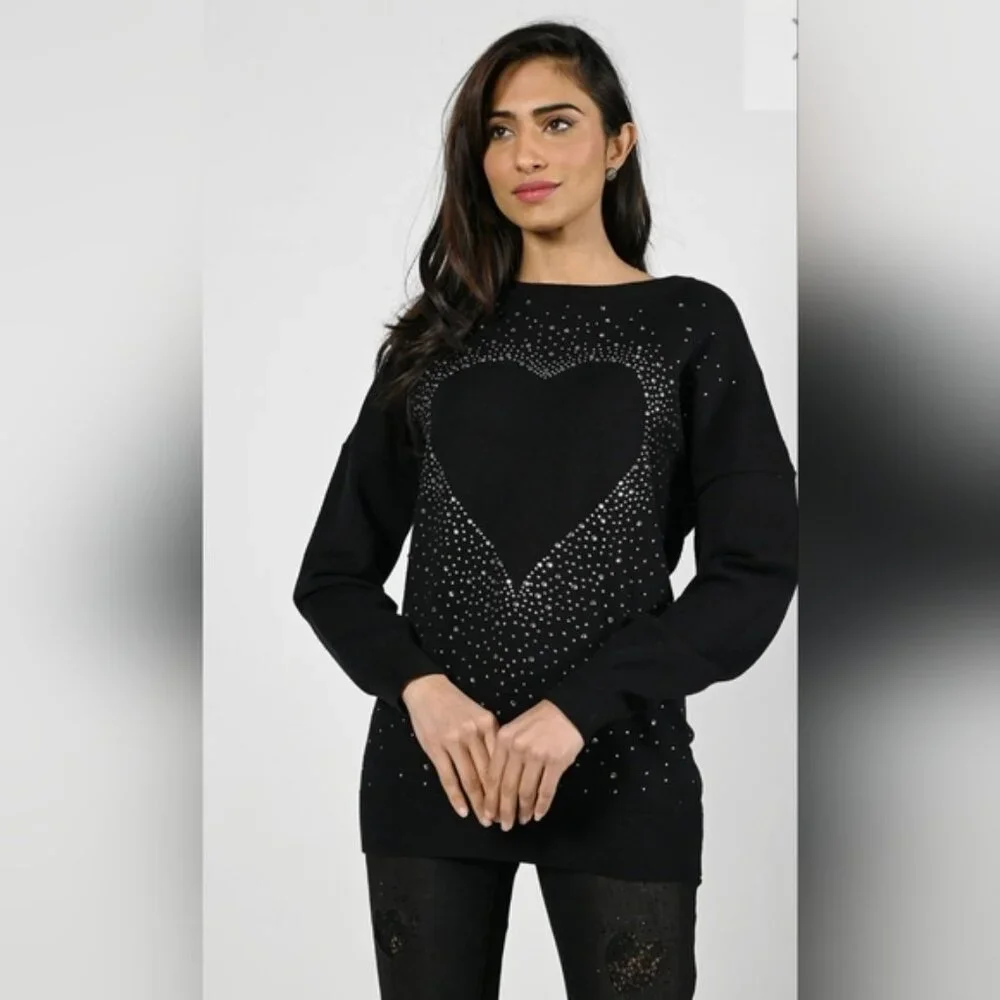 50% OFF - FRANK LYMAN- Heart sweater - Picture 1 of 3